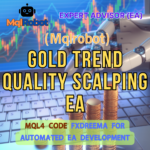 (Mqlrobot) Gold Trend Quality Scalping EA: designed to maximize profitability in the Forex market through advanced trend quality and scalping techniques.